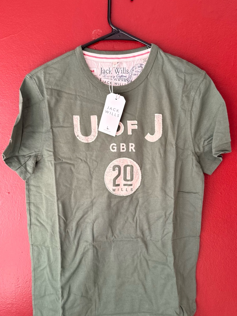 Jack Wills UDFJ GBR 20 T-Shirt – Brand New with Tags – XS - Picture 2 of 4